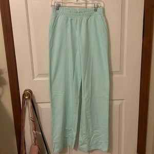 ASOS Design low rise straight leg jogger with pintuck in mint